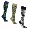 Wilde Print Compressiekousen - set van 3 paar