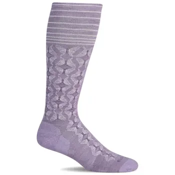 Winged dames compressiekousen