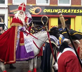 Sinterklaas is een frequent bezoeker van Onlineskateshop.nl voor skates, rolschaatsen, heelys etc