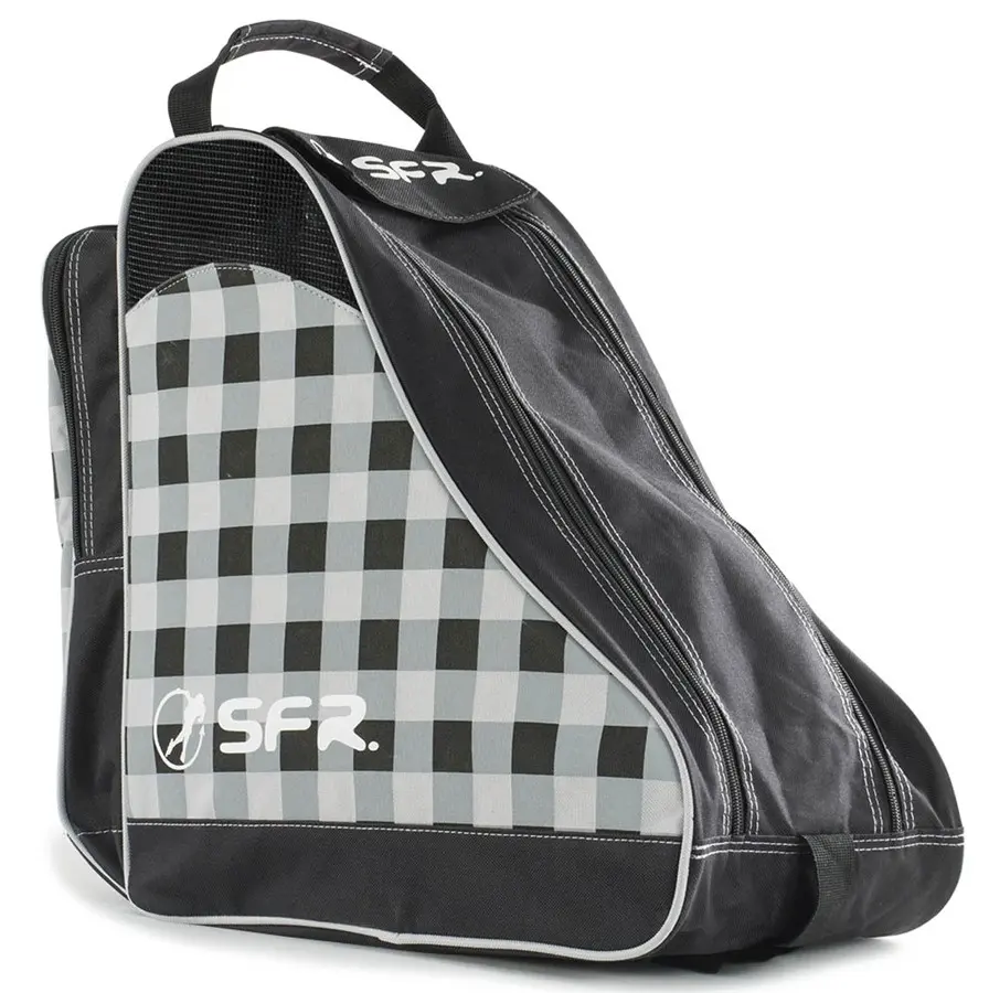 Ice Skate Bag Black Chequered Draagtas