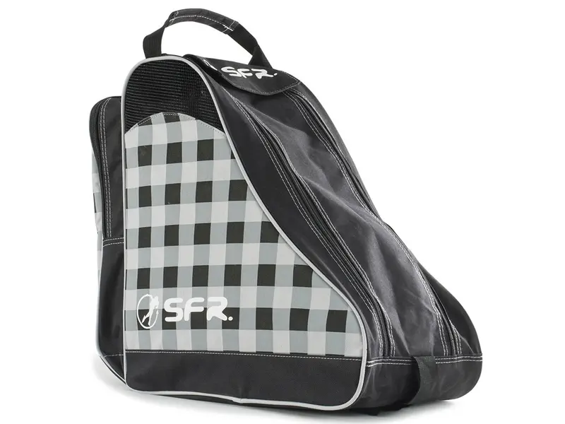 Ice & Skate Bag Black Chequered - Draagtas