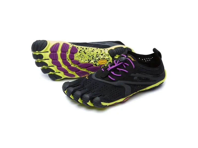 V Run Woman Black/Yellow/Purple - Teen Schoenen