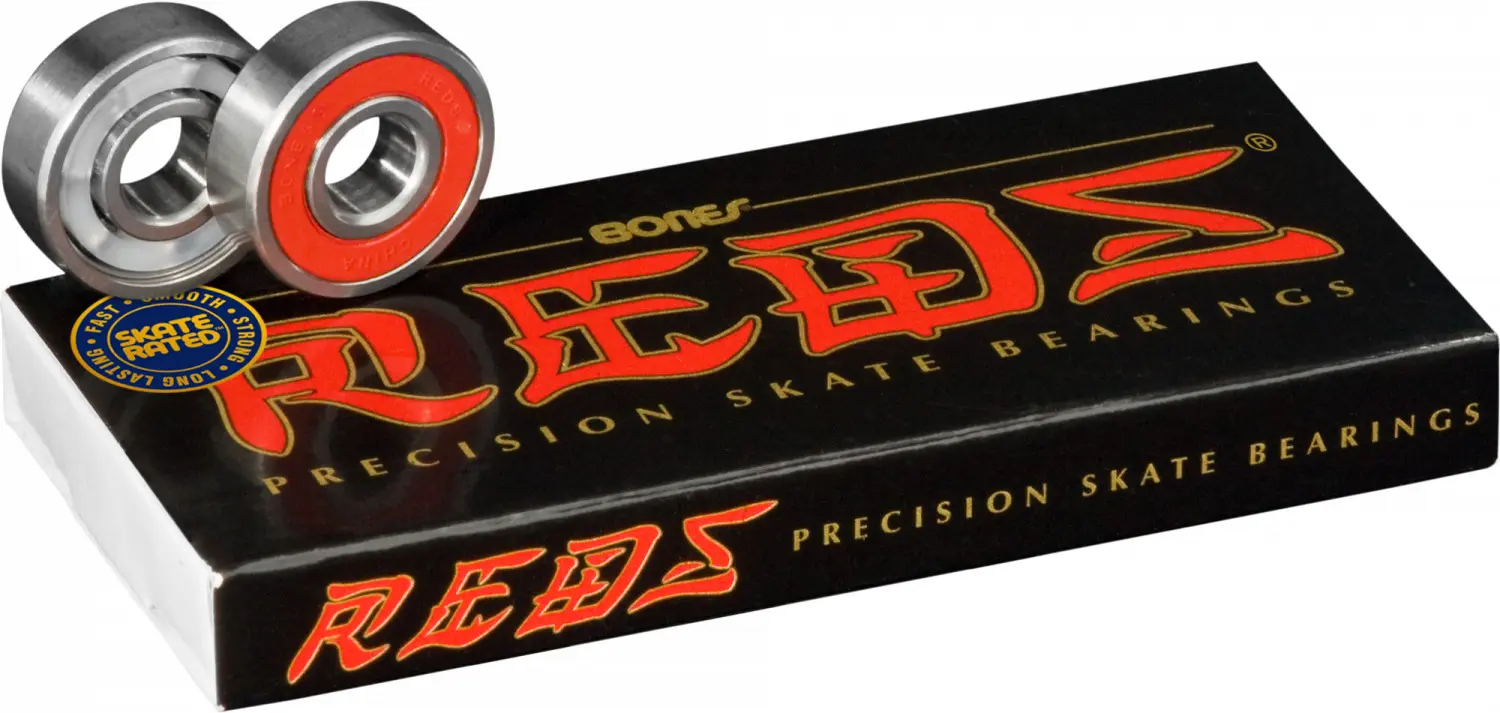 Reds Bearings (8 Pack) Longboard Lagers