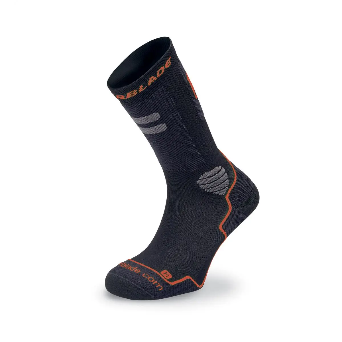 High Performance Socks Black/Red - Skate Sokken