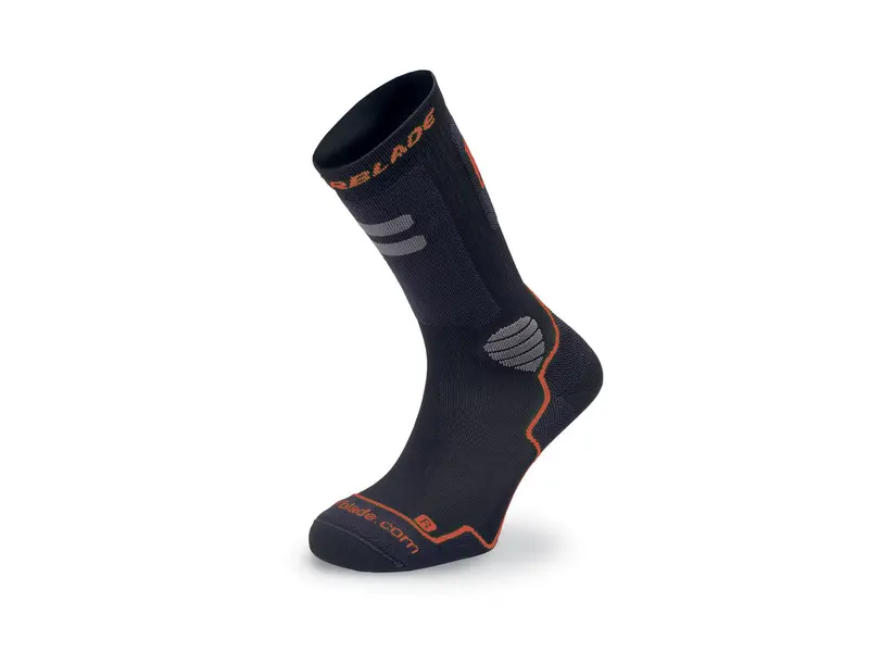 High Performance Socks Black/Red - Skate Sokken 