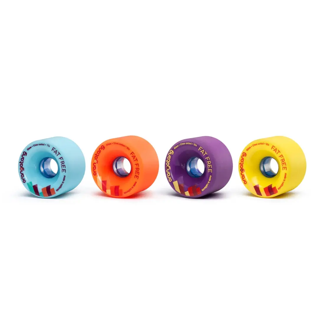 Fat Free 65mm - Longboard Wielen