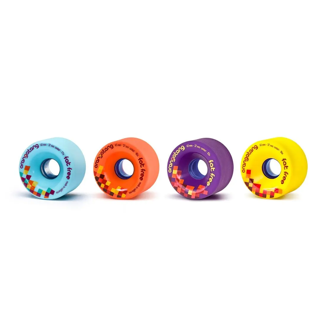 Fat Free 65mm Longboard Wielen