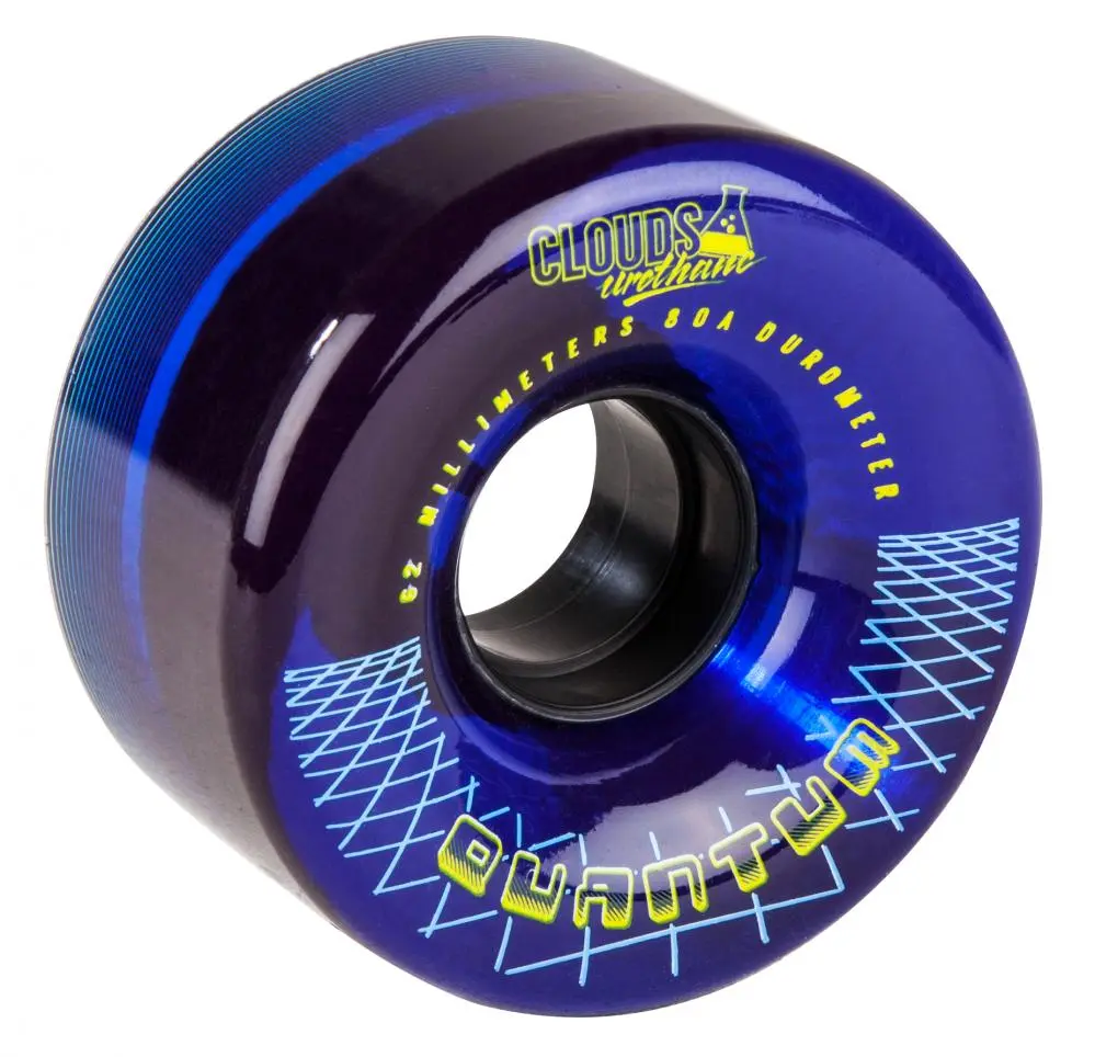 Quantum 62mm 80A Clear Blue Rolschaats Wielen