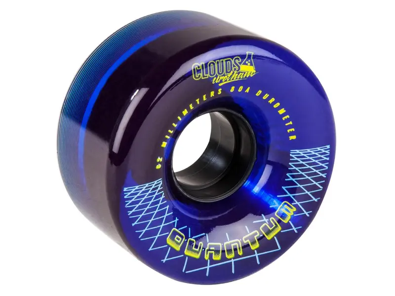 Quantum 62mm 80A Clear Blue - Rolschaats Wielen