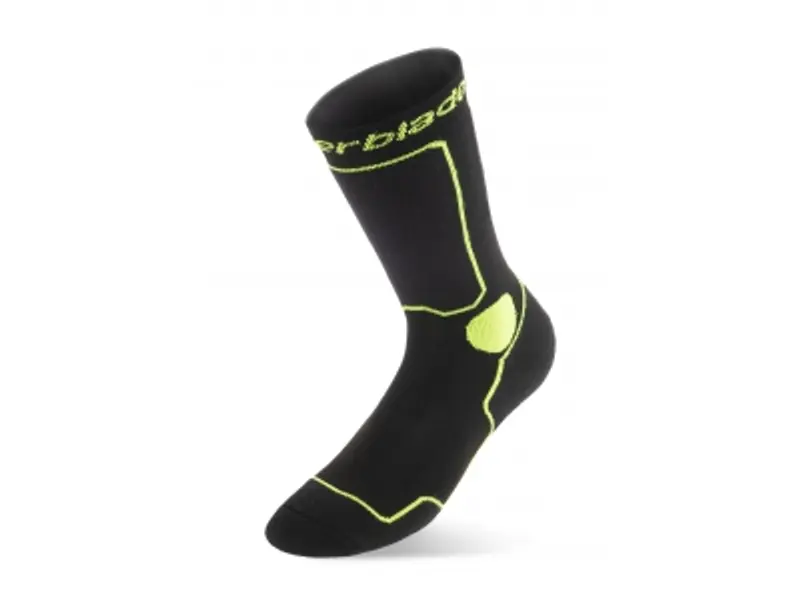 Skate Socks Black/Green - Skate Sokken