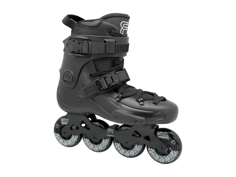 FR1 80 Black Zwart - Free Skates