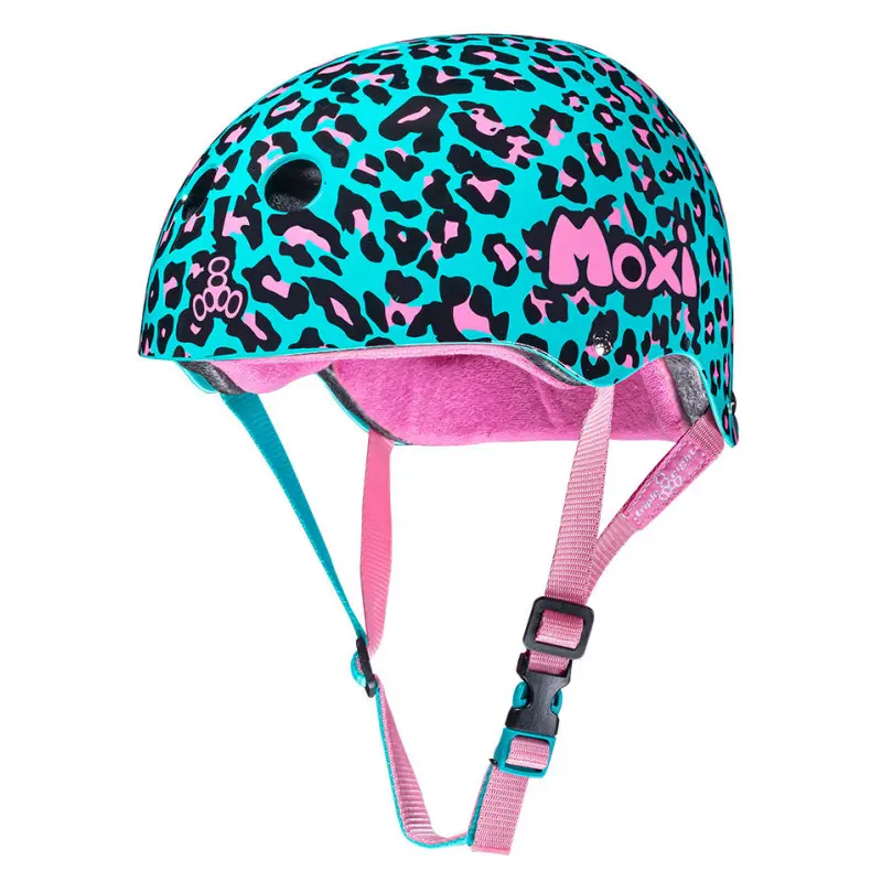 The Certified Sweatsaver Moxi Leopard Skate Helm