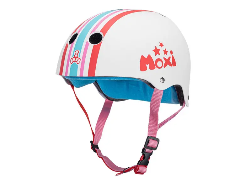 The Certified Sweatsaver Moxi Stripey - Skate Helm