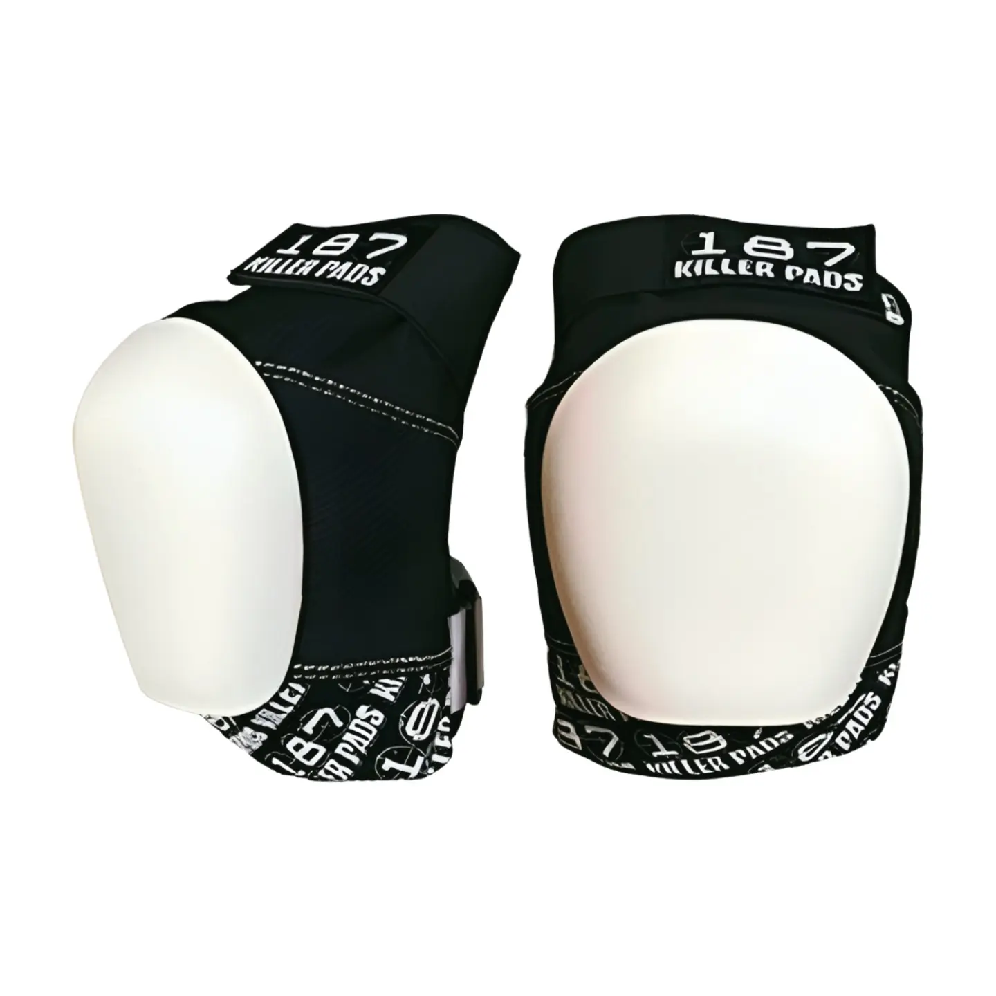 Pro Knee Pads Black/White - Knie Beschermers