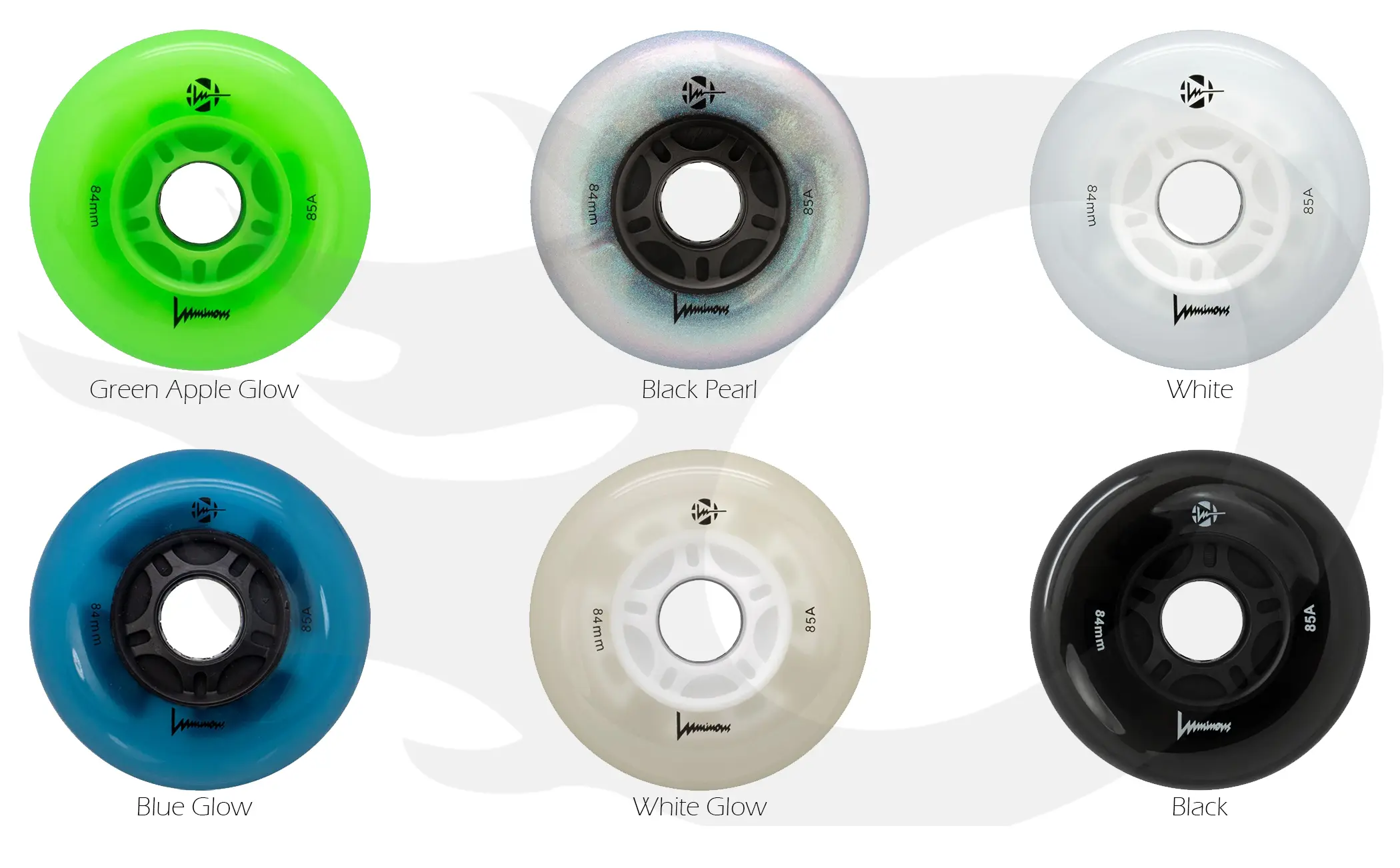 84mm LED Wheel 85a Lichtgevende Skate Wielen