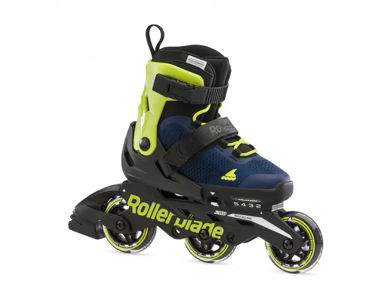 Microblade 3WD Royalblue/Lime - Verstelbare Kinderskates