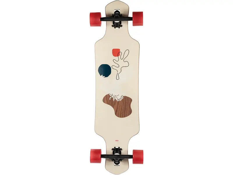 Geminon Walnut/Cockatoo 35" - Longboard Complete