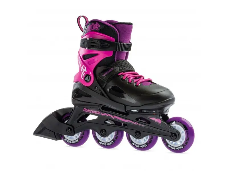 Fury G Black/Pink - Verstelbare Kinderskates