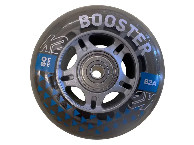 80mm Wheels & Bearings Booster 8 Pack - Skate Wielen