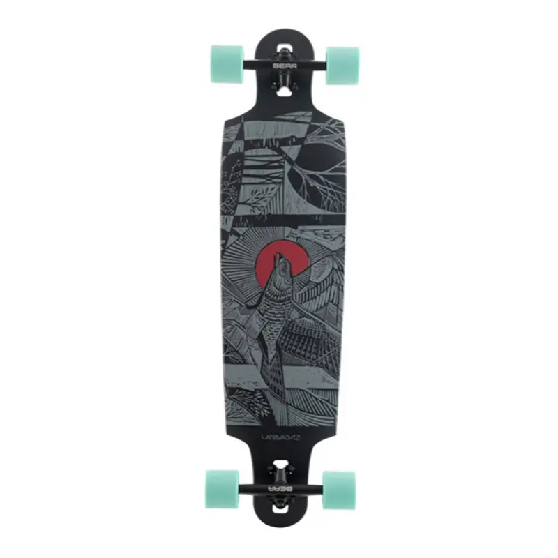 Drop Cat Seeker Black 38 Longboard Complete