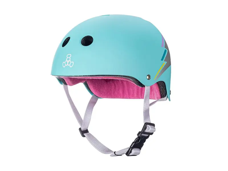 The Certified Sweatsaver Helmet Teal Hologram - Skate Helm