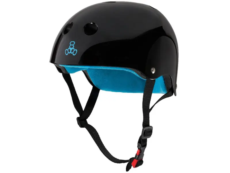 The Certified Sweatsaver Helmet Glossy Black - Skate Helm