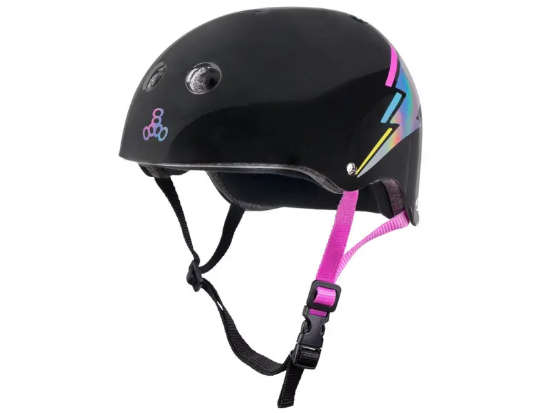 The Certified Sweatsaver Helmet Black Hologram - Skate Helm