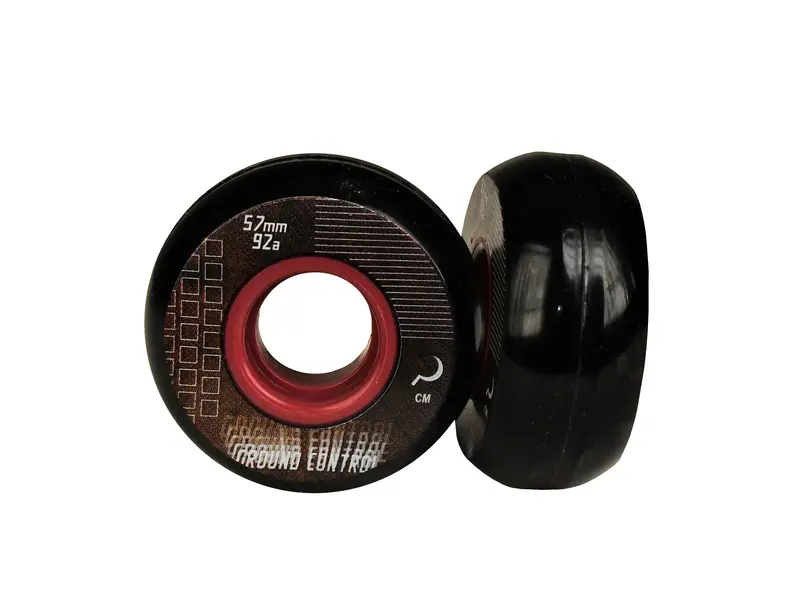 57mm GC Wheel 92A black/purple - Skate wielen