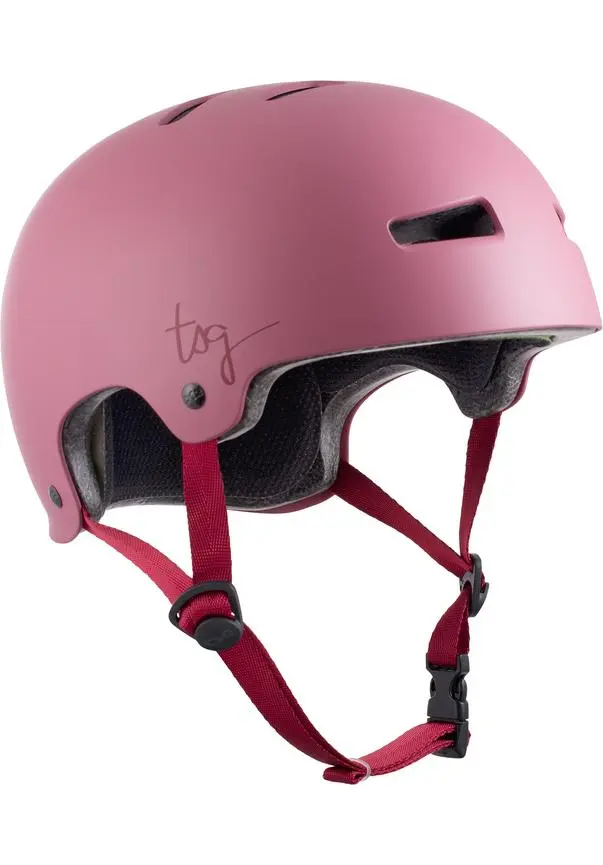 Evolution W Solid Color Satin Sakura Skate Helm