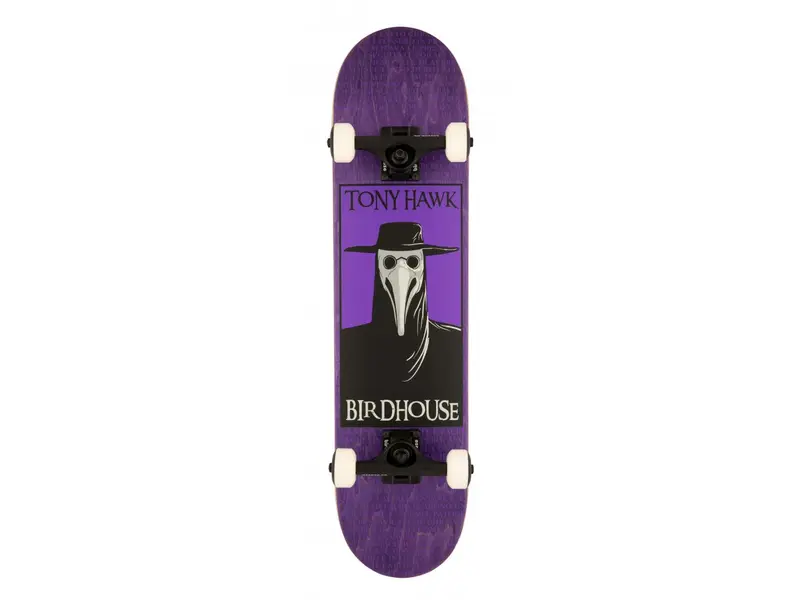 Plague Doctor Purple 7.5" - Skateboard Complete