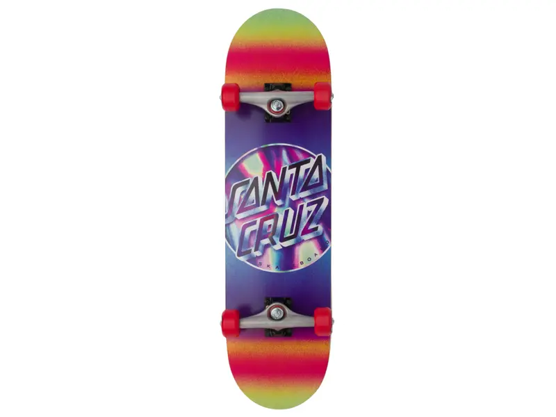 Iridescent Dot 8.25" Large Multicolored - Skateboard Complete