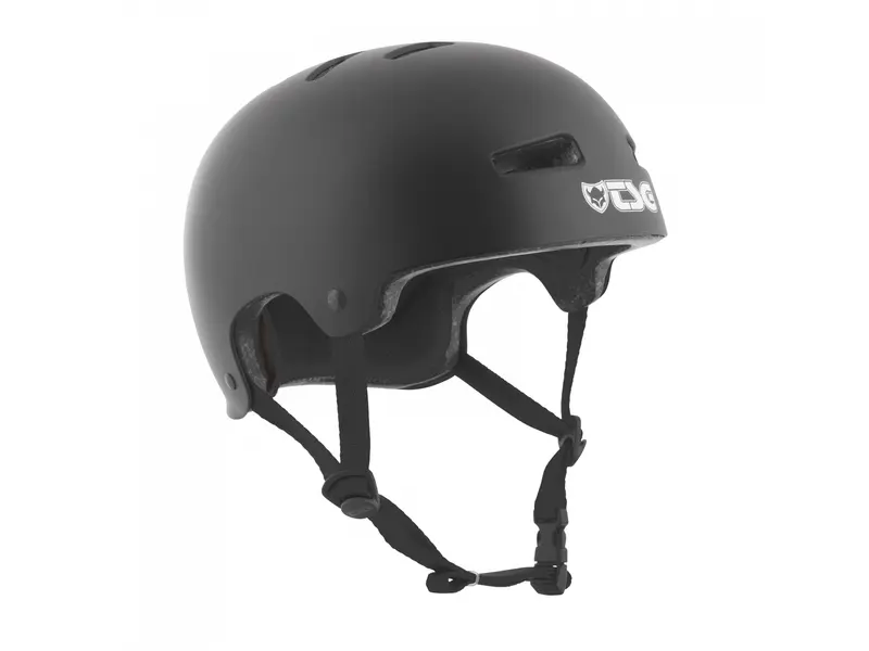 Evolution Solid Color Satin Black - Skate Helm