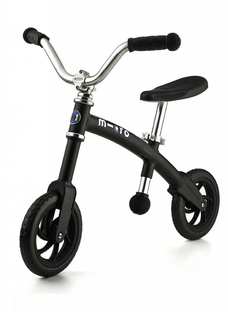 G Bike Chopper zwart (slechts 1,5 kg) Loopfiets