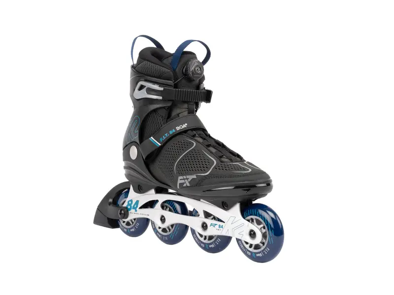 F.I.T. 84 Boa Black Blue - Recreatie Fitness Skates