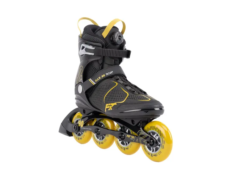 F.I.T. 90 Boa Gray Mustard - Fitness Tour Skates