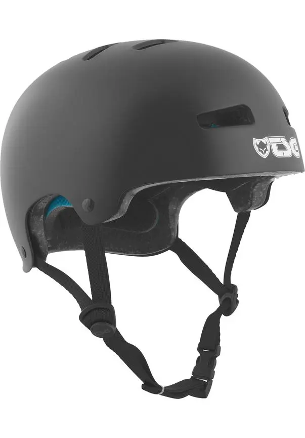 Evolution Youth Satin Black Skate Helm