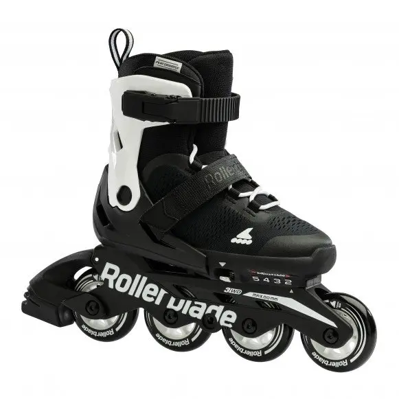 Microblade Black White Verstelbare Kinderskates