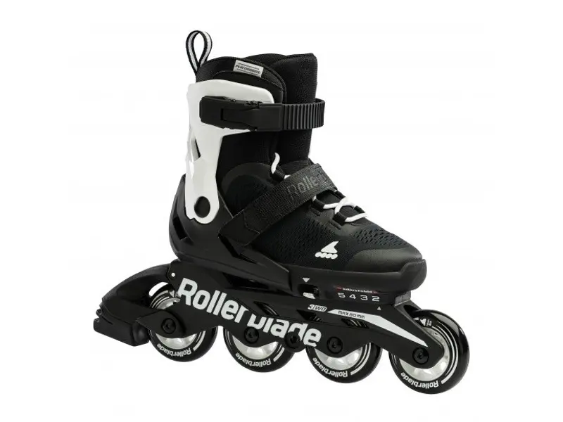 Microblade Black White - Verstelbare Kinderskates