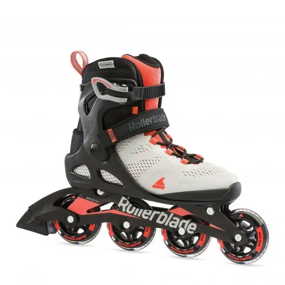 Macroblade 80 W Glacier Grey/Coral - Skates