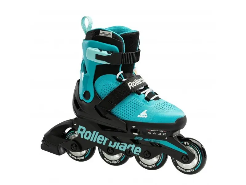 Microblade Aqua/Black - Verstelbare Kinderskates