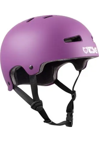 Evolution Solid Color Satin Purplemagic Skate Helm