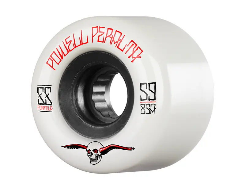 G-Slides White 85A 59mm - Skateboard Wielen