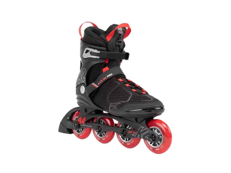 F.I.T. 84 Pro Black/Red - Recreatie Fitness Skates