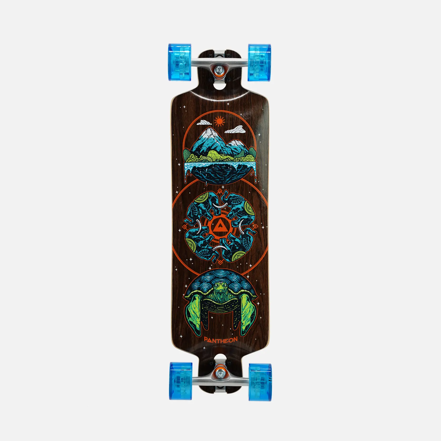 Pranayama FG Seismic Cosmic Turtle 31.5 Longboard Complete