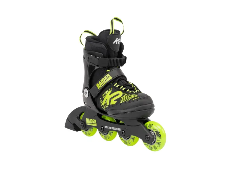 Raider Black/Lime - Verstelbare Kinderskates