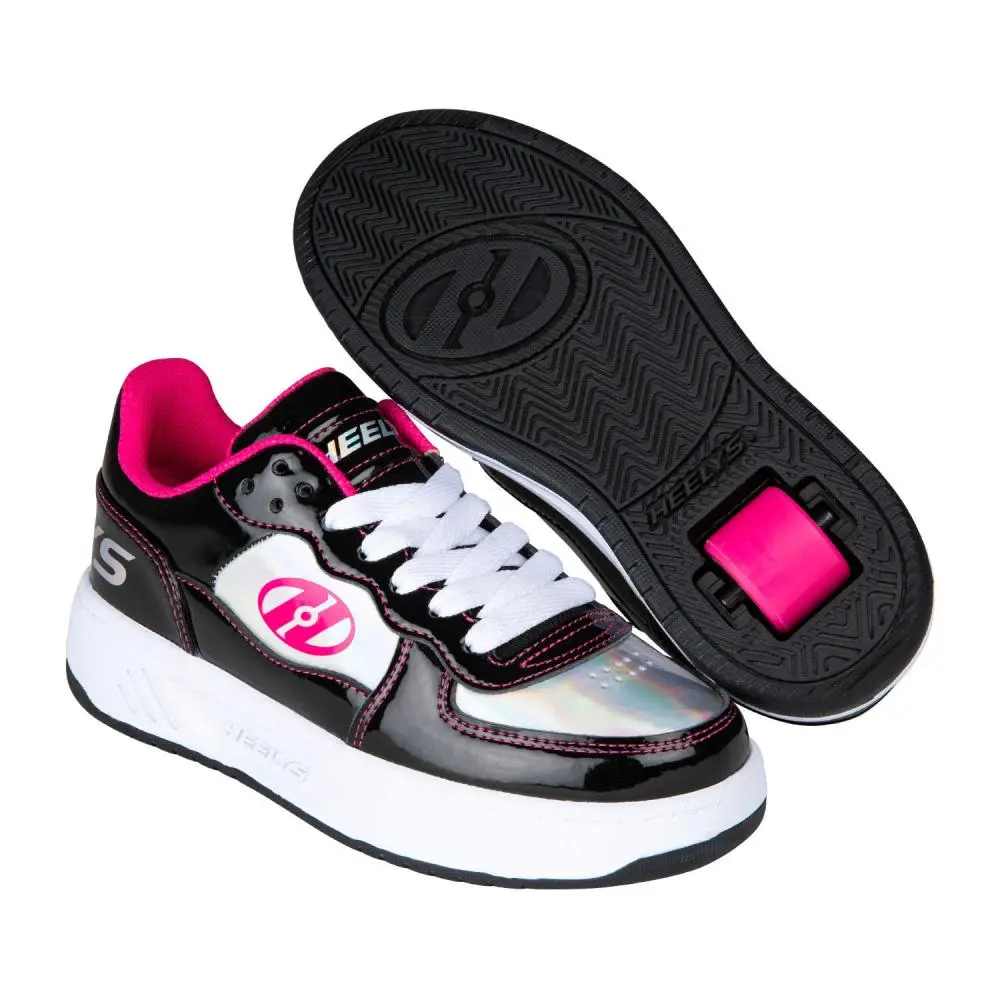 Rezerve Low Black Pink Multi Rolschoenen