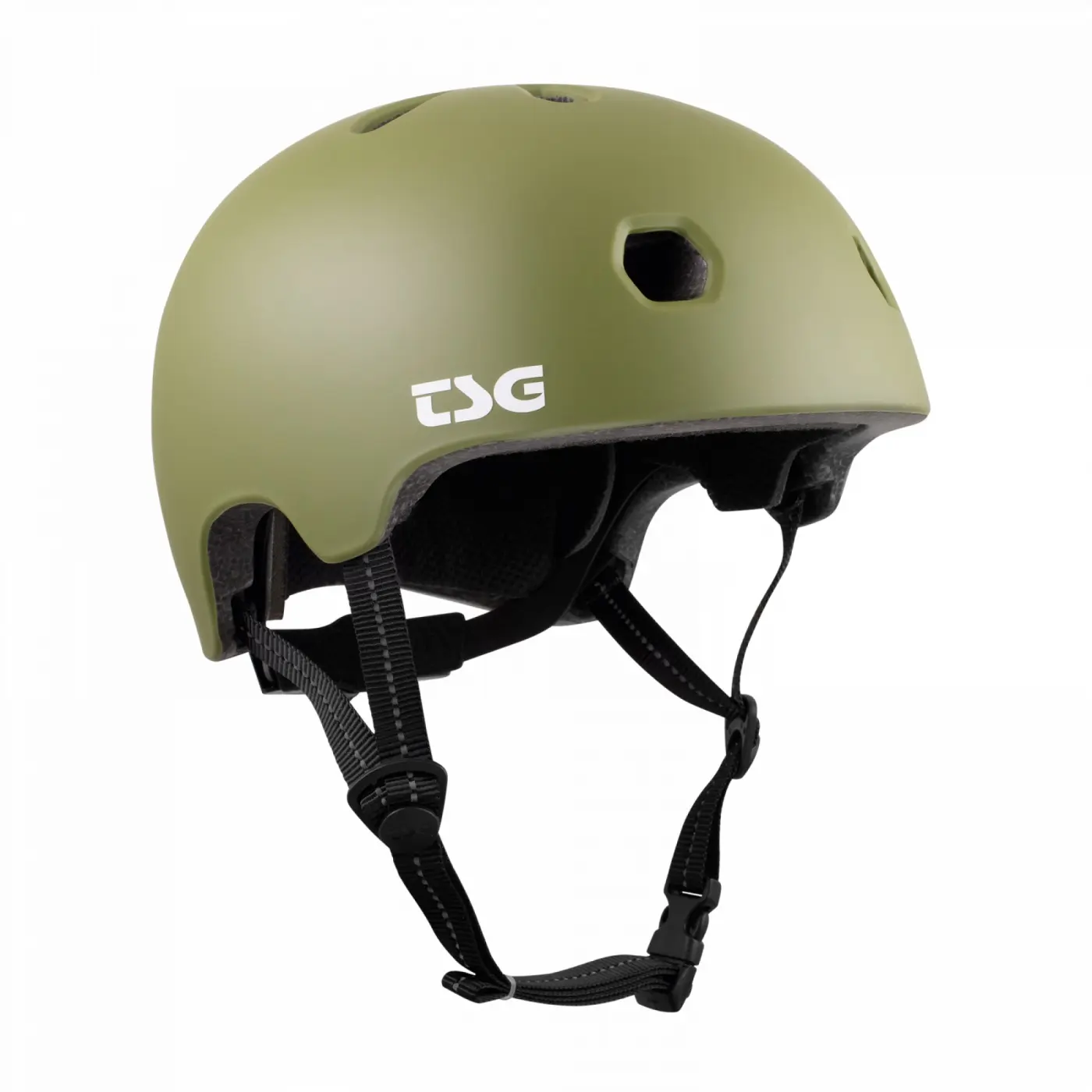 Meta Satin Olive Skate Helm