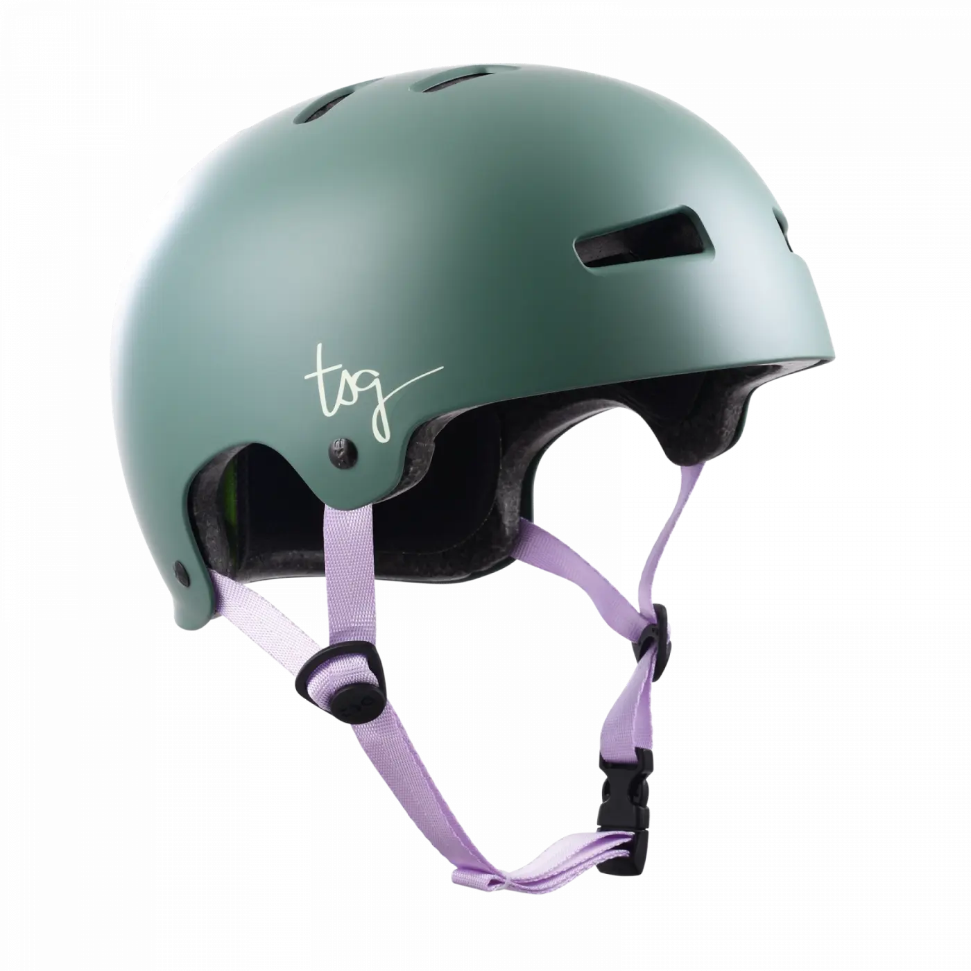 Evolution W Satin Foliage Green Skate Helm