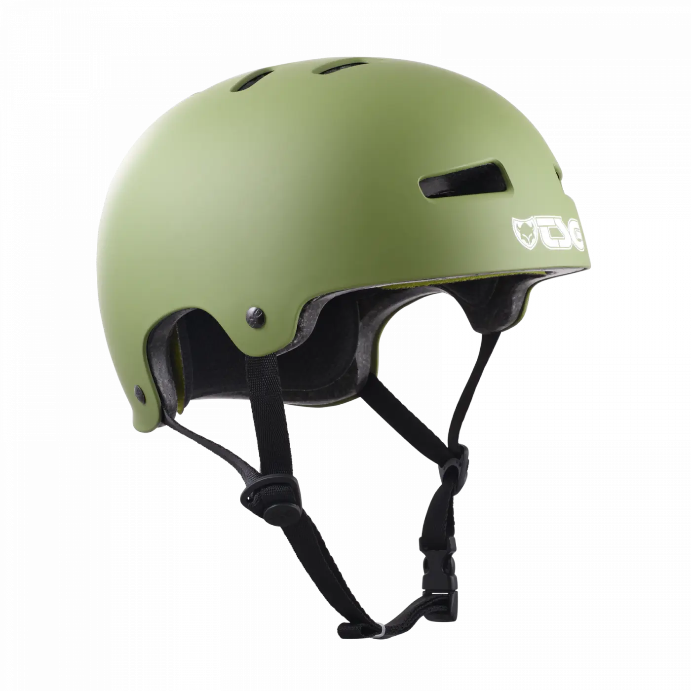 Evolution Youth Satin Olive Skate Helm