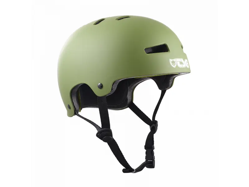 Evolution Youth Satin Olive Skate Helm